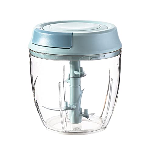 SHYYOULQE Triturador de ajos para el hogar, triturador manual de prensa, triturador de mano, prensa de cocina picada, de acero inoxidable, exprimidor de trituradora
