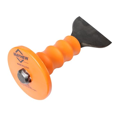 Image of Mayhew Select 35105 3-1 /2-by-7-1 /4-Inch Handguarded Mason Chisel