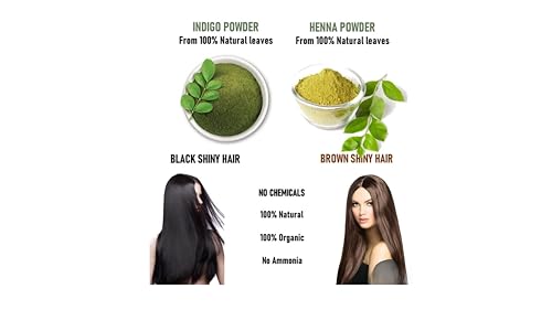 ETHERIC Henna and Indigo Based Hair Darkener, 200g