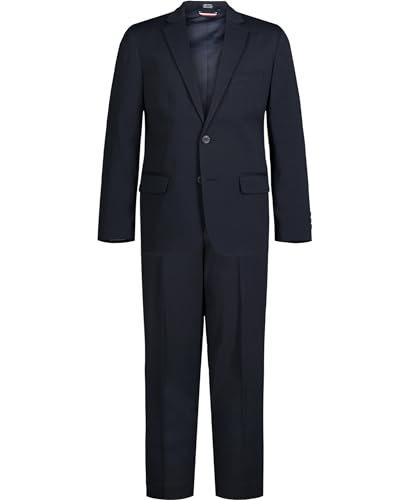Tommy Hilfiger Boys' 2-Piece Formal Suit Set, Navy, 14