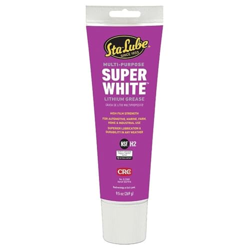 CRC SL3660 Super White Multi-Purpose Lithium Grease, 10 Wt Oz