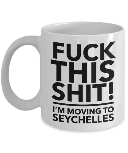 Lsjuee Déménagement aux Seychelles Déménagement aux Seychelles Gift Seychelles Mug Co worker relocation present Immigration to Seychelles Moving Away Mug