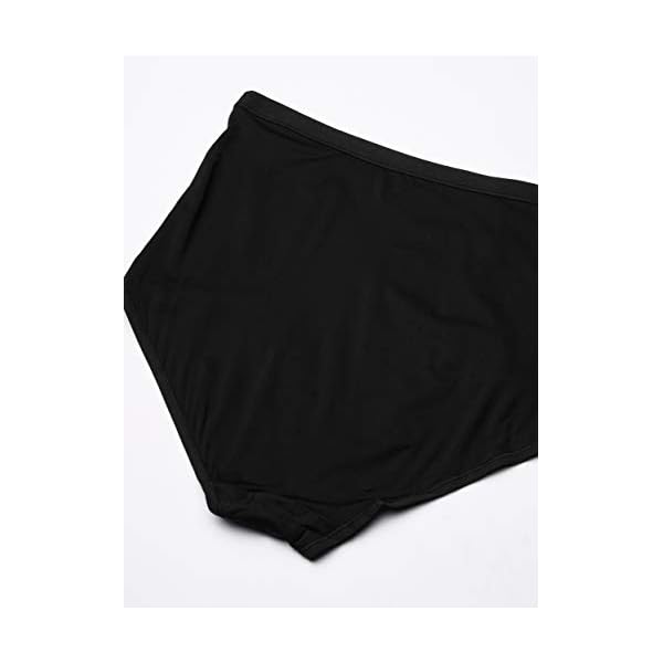 Warners-Womens-Blissful-Benefits-Tummy-Smoothing-Brief-Panties-Multipack Warner's Women's Blissful Benefits Tummy-Smoothing Comfort Microfiber Brief 3-Pack RS4433W, Sugar Coral/Pearled Ivory/Black, XL