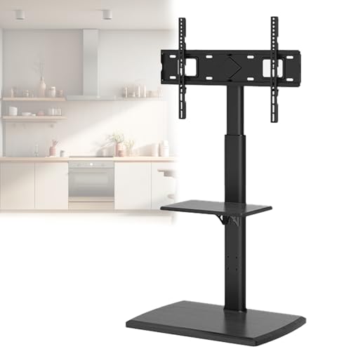 Support TV mobile avec hauteur réglable pour écran et webcam M60