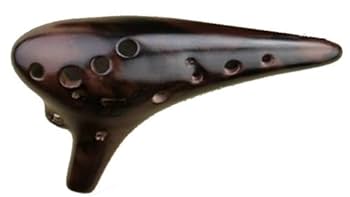 低音12穴BCオカリナ 素焼きシリーズ スモーク12穴バスCオカリナ 低音12穴BCオカリナ 素焼きシリーズ スモーク12穴バスCオカリナ