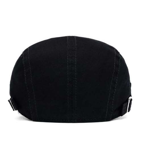 Image of Cotton Newsboy Cap,Breathable Ivy Gatsby Cabbie Beret Hat for Men's Women Driving Hunting Golf