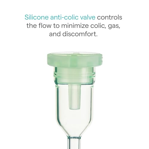 Image of Munchkin Bond Silicone Coated Glass Baby Bottles - Anti-Colic Feeding System with Natural Feel Nipples, 4 Ounce, 2 Pack, Blue