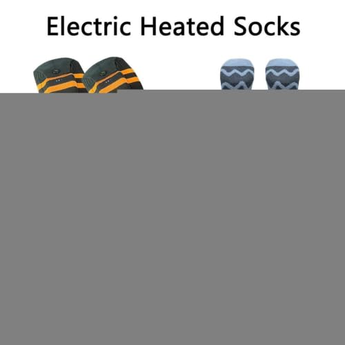 Calcetines calefactables para deportes de invierno con batería recargable 7