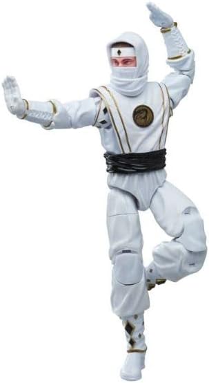 Power Rangers Mighty Morphin Lightning Collection Ninja Rangers Collection Red Pink Yellow (Ninja White Ranger)