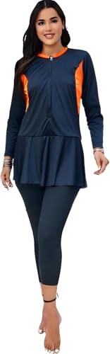 779hub 2 Way Poly Full Swimming Suit for Women/One Piece Swim Suit/Girls/Beachwear/Streachable