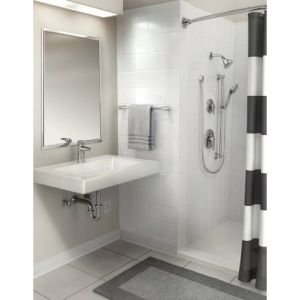 Moen T9342GBM15 Set de transferencia comercial Posi Temp con recubrimiento de metal, 1.5 GPM, cromo (válvula no incluida) miniatura 4