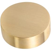 Round Solid Brass Paperweight for Calligraphy Practice and Sumi Drawing Desk Accessory for Chinese Brush Painting Elegant 2.36 Inch Paper Holder for Office and Study