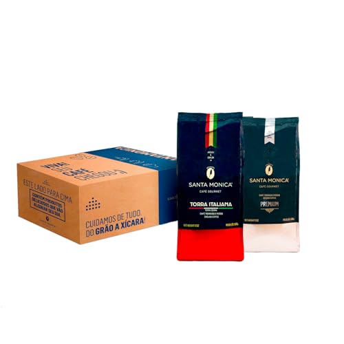 Pack Café Santa Monica Moídos Gourmet Premium e Torra Italiana - 2 unidades 500g