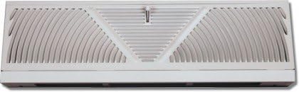 Shoemaker 875-15 37377"x15" Baseboard Diffuser - White