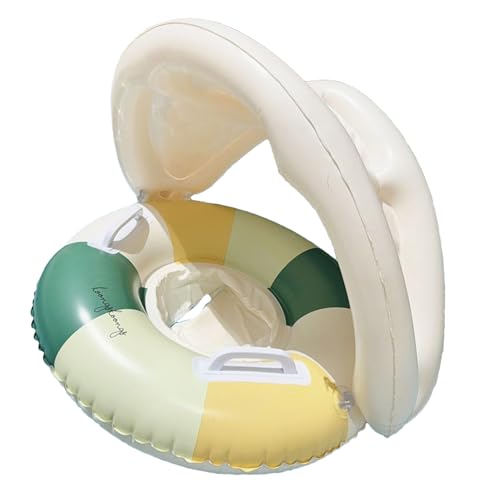 Flotador de natación para bebé – de protección, asiento plegable seguro | Accesorio de agua flotante de gran , para bebés, patio, piscina, jardín, patio, patio, patio, entretenimiento