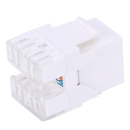 2Pcs Cat6 Module, RJ45 Module, RJ45 Network Unshielded 180-Degree, Information Electronic Component for Network Engineering Integrated Wiring