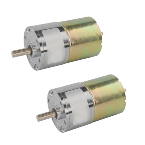 Moteur à engrenages électriques 24V 20 tr/min à arbre excentrique en lot de 2