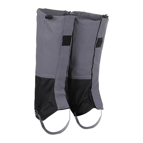 Guêtres de randonnée imperméables et réglables pour homme et neige