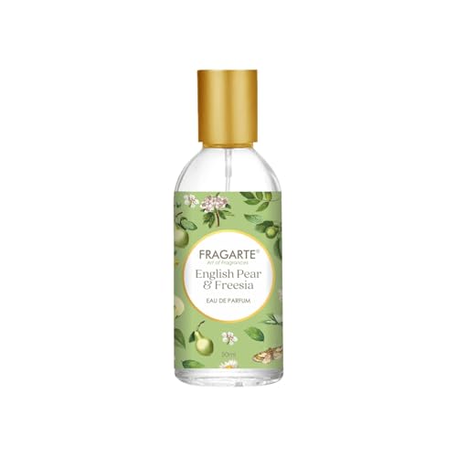 Image of English Pear & Freesia Eau de Parfum for Women & Men - Fruity Floral Luxury Perfume with Fresh Pear and Delicate Freesia Notes - Long Lasting Fragrance Spray - 50 ml