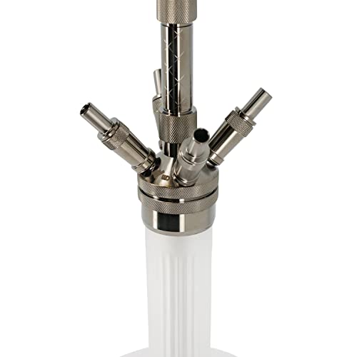 WD Hookah Shisha Set Komplettset aus Edelstahl F61S-32 Wasserpfeife Edelstahlshisha Hookah inkl. Zubehör Shisha Schlauch… – Bild 4