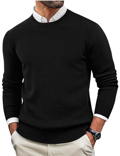 Pull de Noël homme avec motif sapin de Noël et flocons sweat décontracté hiver