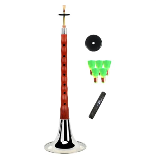 Suona Instrument Chinese Mahogany Pole Suona Musical Instrument Adult Traditional Folk Suona With Accessories (Color : E)