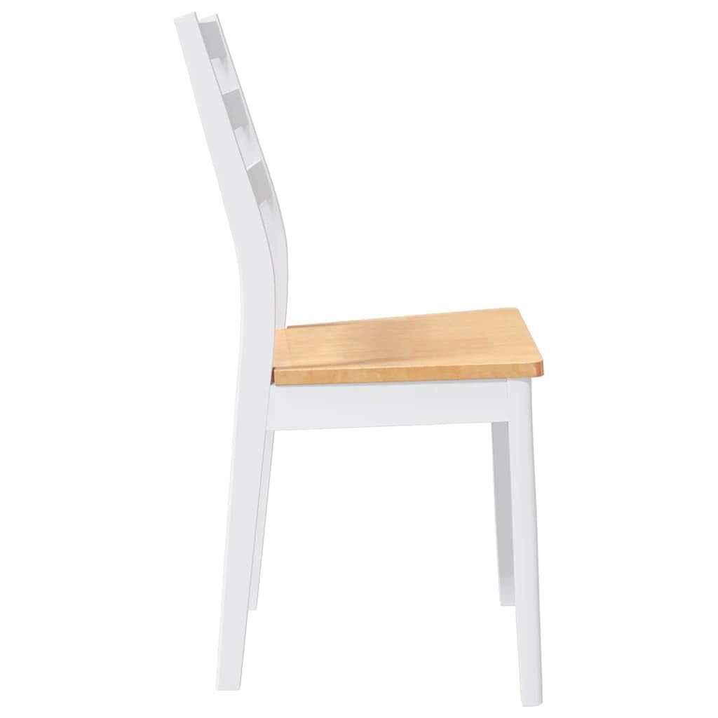 Set di 2 sedie per sala da pranzo, in legno massello, albero