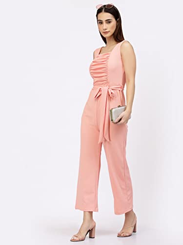 Image of UZARUS Women's Solid Maxi Jumpsuit Dress