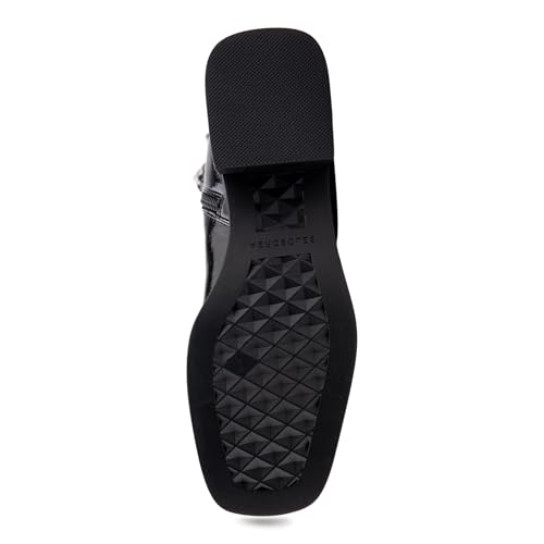 Aerosoles Women's DARIA Knee High Boot, Black Patent Crinkled Faux Leather, 10 Wide4