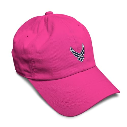 Image of Speedy Pros Soft Baseball Hat Embroidered Dad Hat Air Force Emblem Embroidery Men & Ladies Baseball Cap Cotton
