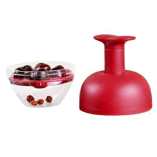 Herramienta de deshuesador de cerezas | Piedra de ciruela cereza de 4 agujeros - Herramienta de cocina para el hogar, cocina, hornear, camping, picnic, mermelada