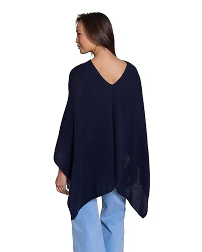 CLAUDIA NICHOLE by Alashan 100% Cashmere Luxe Dress Topper Poncho - Lightweight, Soft, Cozy & Versatile - Great Gift Item3