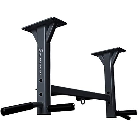 Sportstech Barra de dominadas para Techo 4en1 KS400, 3 Ranuras para TRX & Bolsa de Boxeo, 6 empuñaduras Antideslizantes, Muy Estable, Montaje en Techo thumbnail