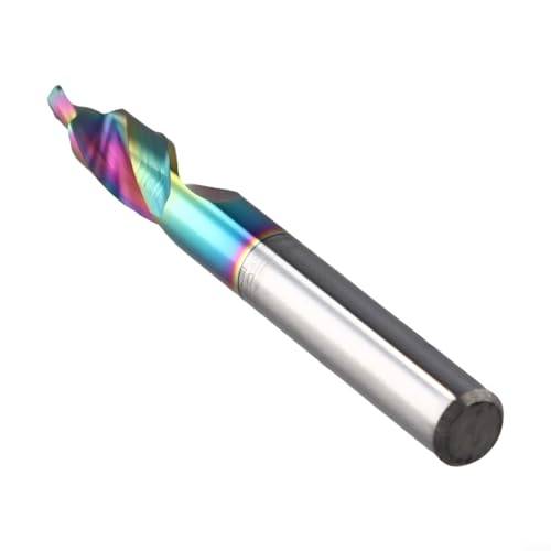 Besttoolifes Broca escalonada, taladro escalonado de acero de dos etapas para M12, taladro de chaflán para metal, endurecido para herramienta de mecanizado CNC (4.2-8.0)