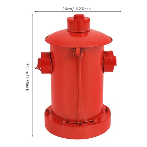 Caneca de basura retro con pedal color rojo miniatura 4