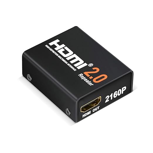 atdaraz HDMI Booster 2.0-4K2K 1080P 3D Amplifier Repeater, 18Gbps Bandwidth, HDCP 2.2, Up to 60m/200ft Transmission Distance-image-0