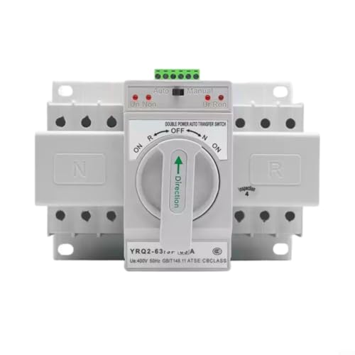 Conmutador automático ATS 3P 63A para generador de corriente de emergencia trifásico 400V
