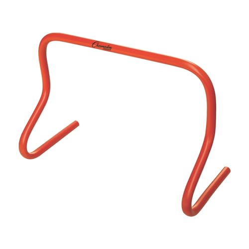 Champion Sports Speed Hurdle – 12', Orange – Mid-Height Hurdle for Agility & Training