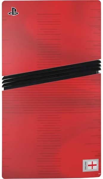 Skinit Decal Gaming Skin Compatible with PS5 Pro Console - England Soccer Flag Design