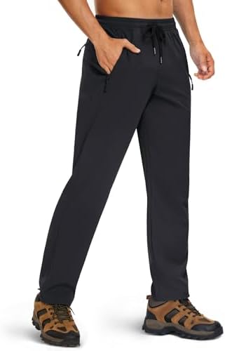 EKLENTSON Mens Trousers Quick Dry Hiking Trousers Lightweight Wal...