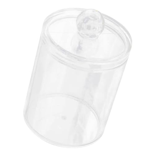 MUSISALY 箱 丸い綿棒 綿棒ボトル 綿棒収納 フロッサーディスペンサー 化粧綿容器 ジュエリーボックス jewelry box バスルームの綿棒オーガナイザー 綿棒ホルダー プラスチック