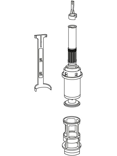 Mepa Ablaufventil-Set mit: Füllventilhalter,Niederhalter