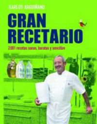 Hardcover Gran Recetario: 2.001 recetas sanas, baratas y sencillas [Spanish] Book