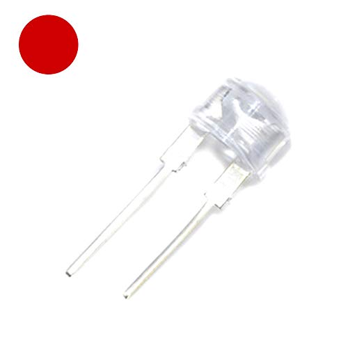 8mm Straw Hat LED Diode Red Transparent Wide Angle Clear Lens F8 Light Emitting Diode LED Lamp Ultra Bright