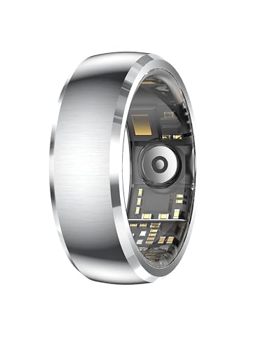 Image of Smart Ring with Gesture Control for Video Scrolling & Camera Remote Shutter, Fitness Tracker Ring with Heart Rate Sleep Blood Oxygen Monitor, IP68 Waterproof, No Subscription