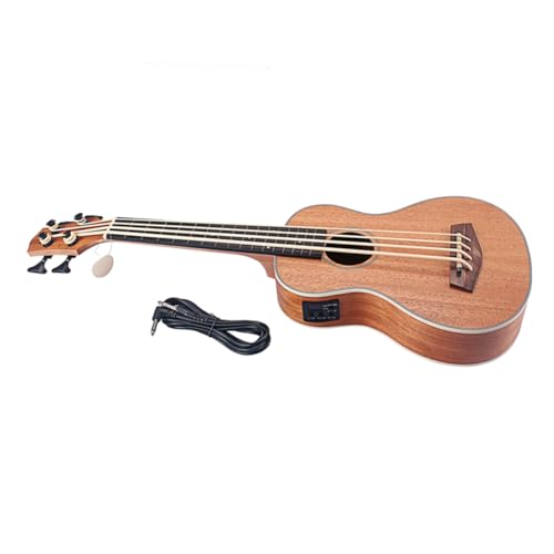 Levemolo Ukulele de Cuerdas para Principiantes Guitarra bajo Ligera y Portátil Instrumento Musical...