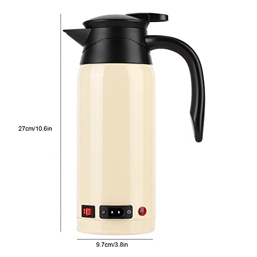 Hervidor Eléctrico para Auto 800ml 24V Acero Inoxidable miniatura 3