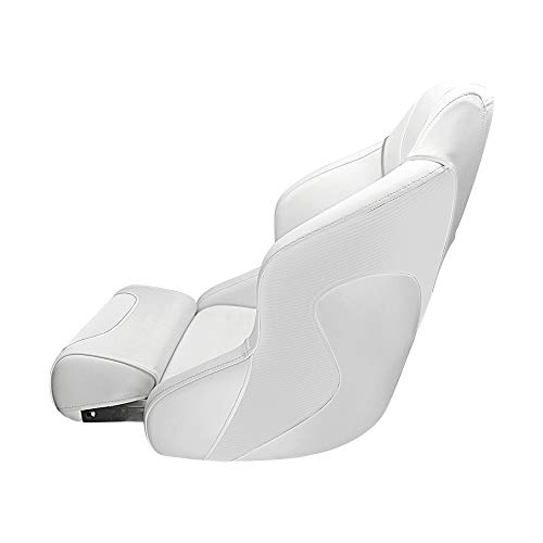 Seamander Captain Bucket Seat Boat Seat,Filp Up Boat Seat (Sc4-White/White) #TOP2