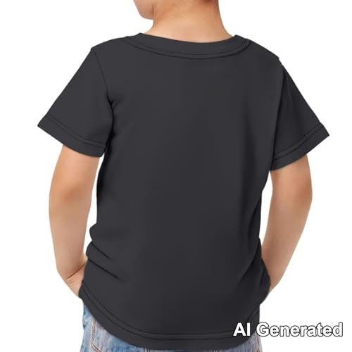 Image of Xhuibop Kids T Shirts for Boys Size 3-16 Girls Short Sleeve Sportswear Active Tops