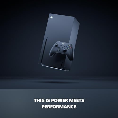Xbox Series X - Gaming Console - 1TB SSD - Includes Wireless Controller - 4K Gaming - 120FPS - Carbon Black - 1
